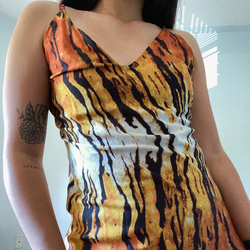 Tiger Print Dress